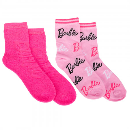 Barbie Logos Women's Crew Socks 2-Pack